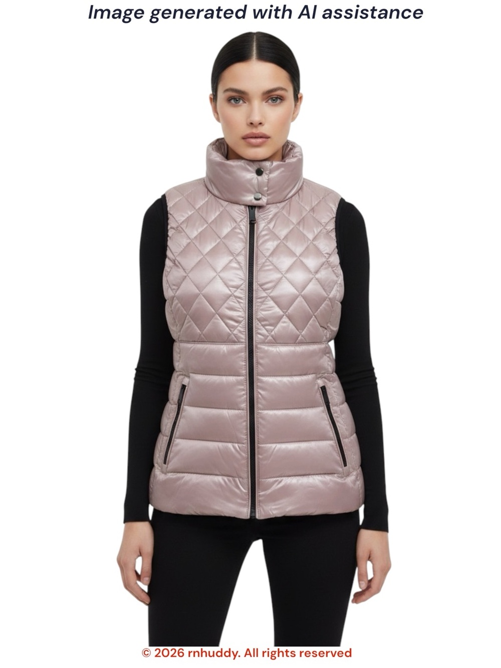 NWT Calvin Klein Performance S Quilted Polyester Vest